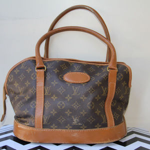 NOT FOR SELL.    Rare Louis Vuitton French Co  Small Dog carrier70s